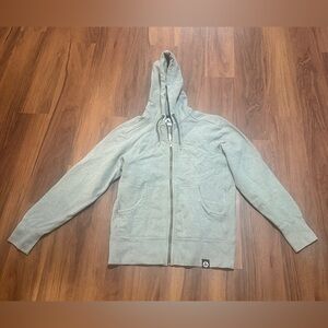 American Giant Sage Green Full-Zip Hoodie